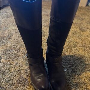 Aldo Dark Brown Over the Knee Boots